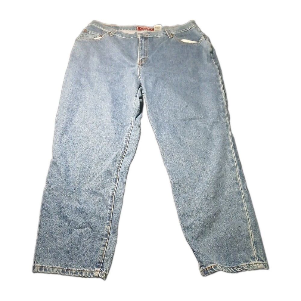 Vintage Levis 550 Jeans 18s Light Blue Relaxed Fit Used